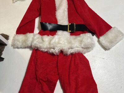 One size vintage Christmas Santa Claus costume