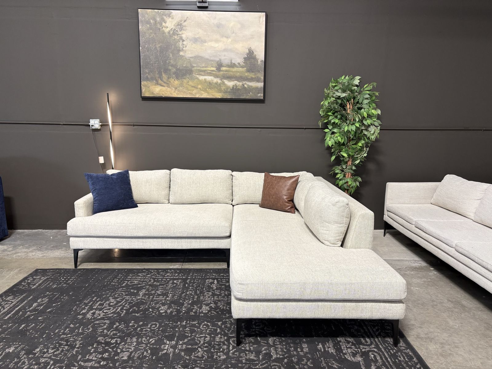 West Elm Andes Sectional Couch (Free Delivery)