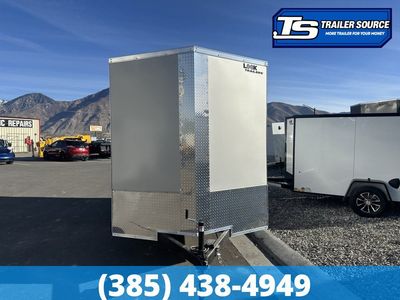 7x14 Look ST DLX Enclosed Cargo Trailer - 7'0" Interior - 7K GVWR .080 PolyCor, 16" Cross Member Upgrade, Alloy Wheels, D-Rings,