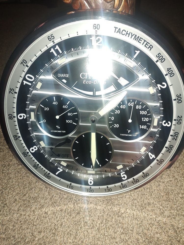 Citizen Eco Drive wall clock