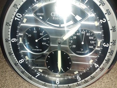 Citizen Eco Drive wall clock