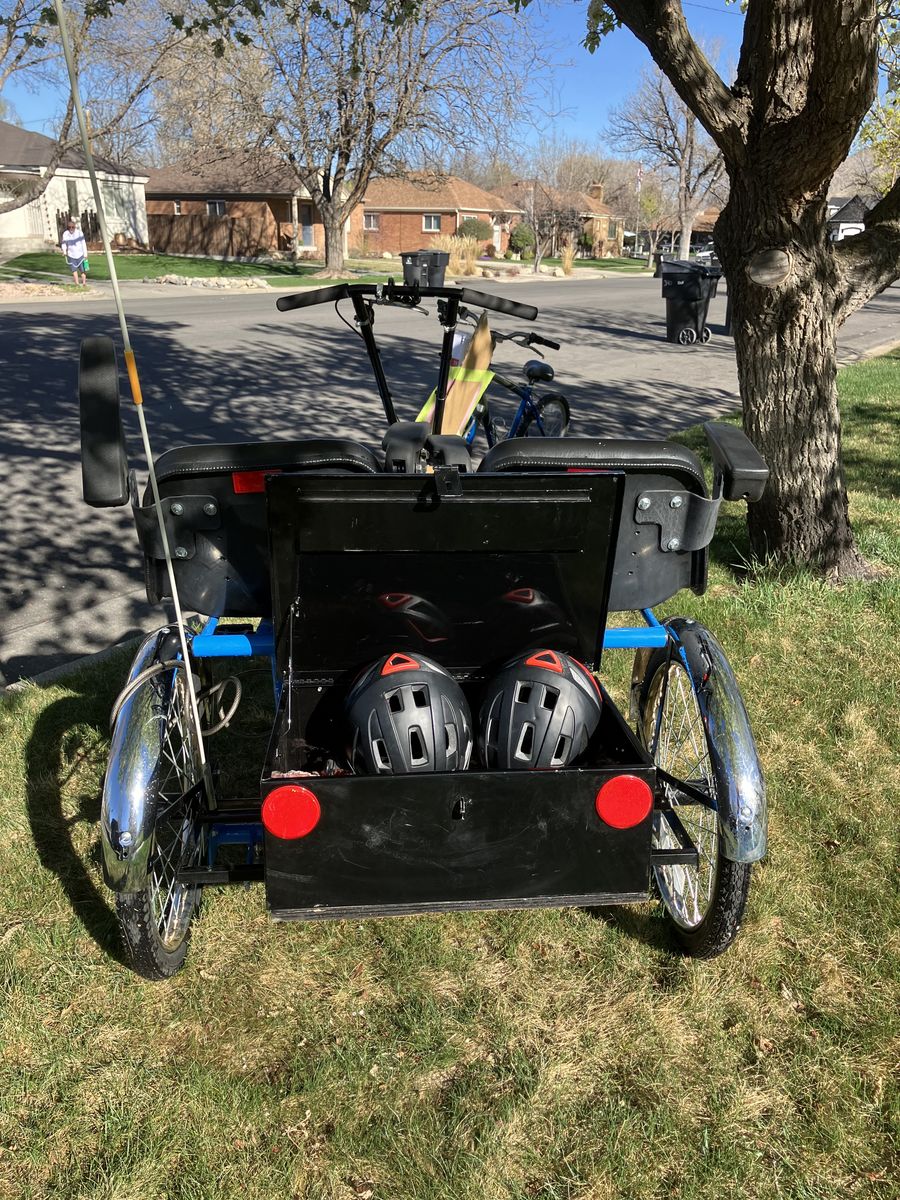 Workman tandem trike