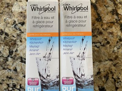Brand new Whirlpool Ice and Water Refrigerator Filter 2. Model W10413645A.