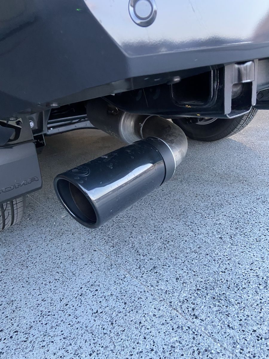 Toyota Black Chrome Exhaust Tip