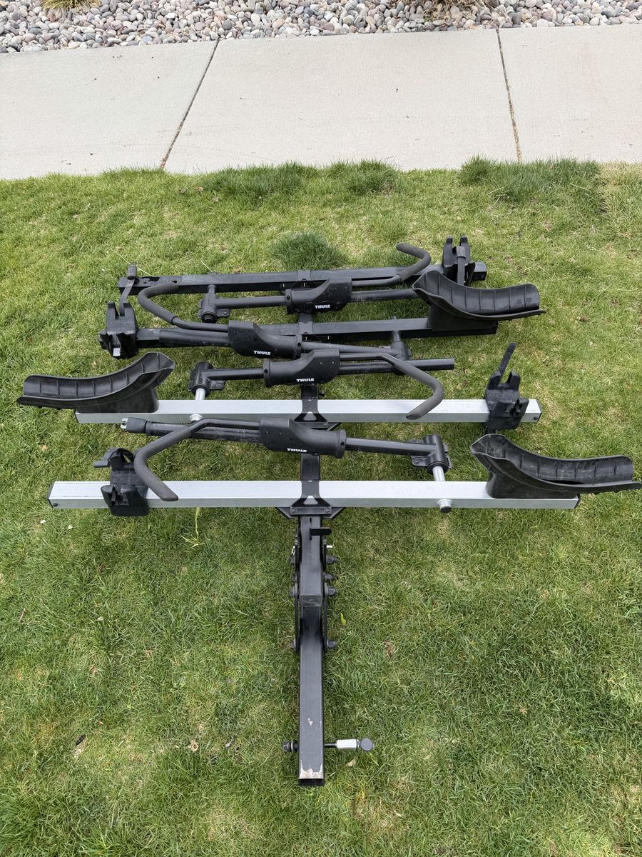 Thule T2 bike rack with ext rack