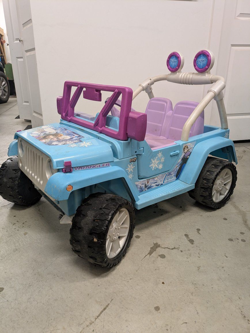 Jeep Power Wheels Frozen Edition