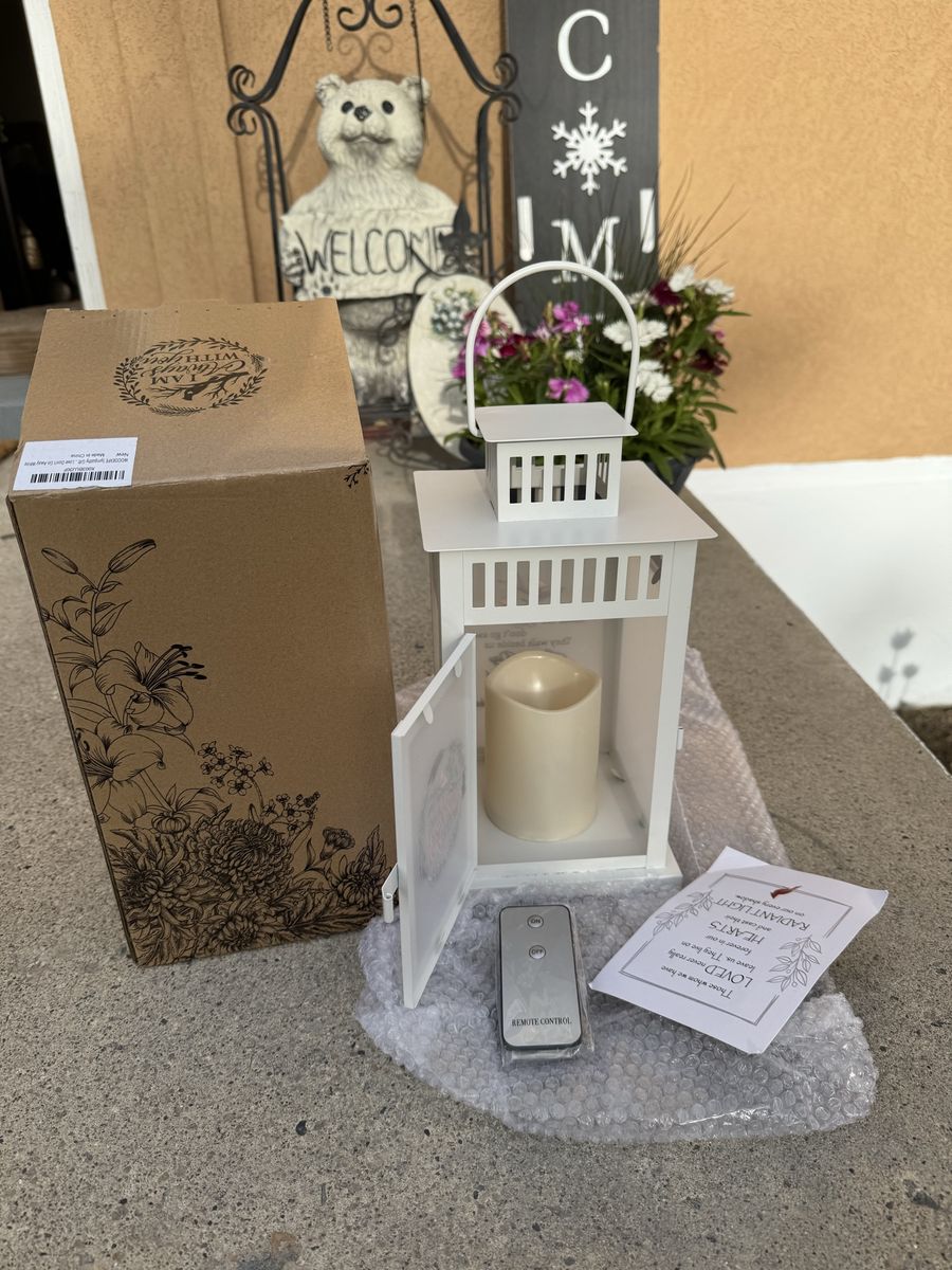 New  woodexpe Sympathy gift love Don’t go away white