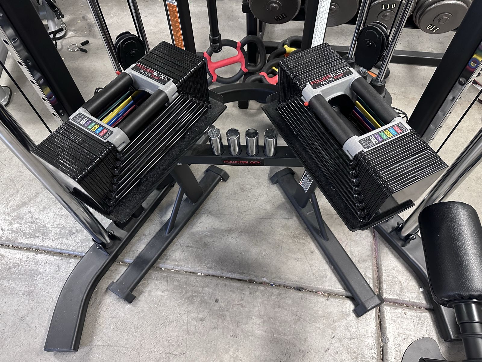 Powerblock 5-90LB Dumbbells & Stand