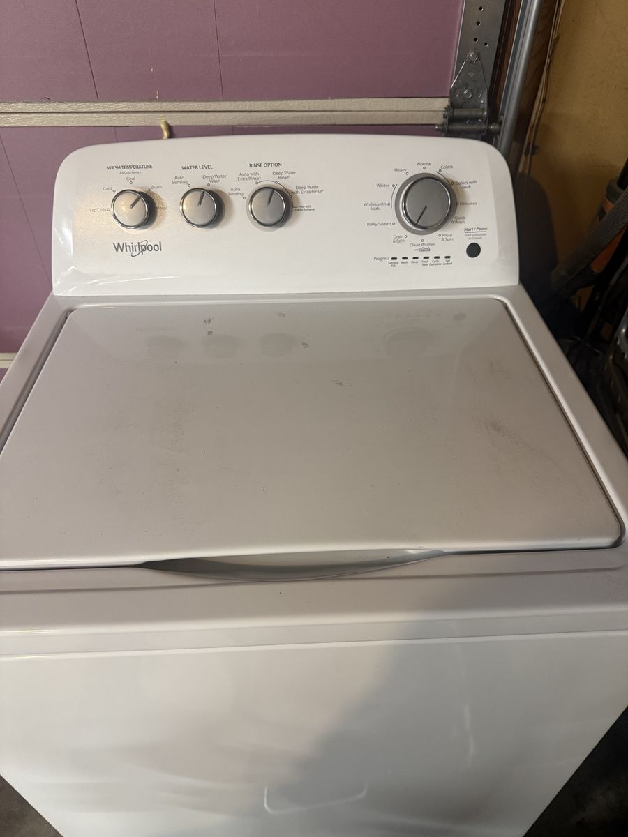 Whirlpool Top Load Washing Machine White