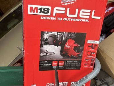 Milwaukee M18 Drain Snake New Tool Only