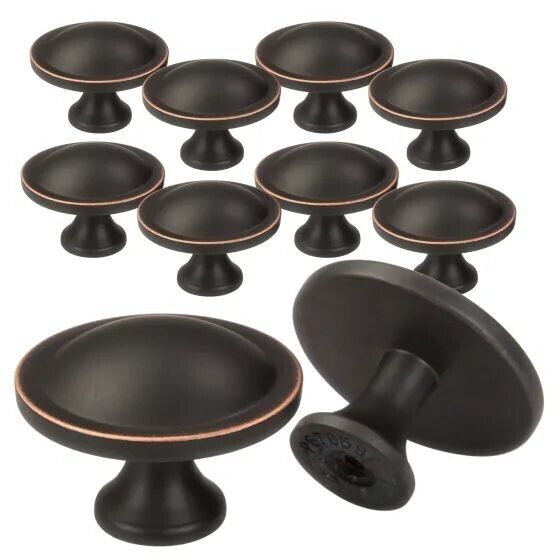 Liberty 1-1/2 Bronze Solid Round Cabinet Door Knob