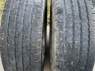 (2) LT265/70r17 Michelin tires
