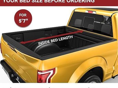 Soft Tri-fold Tonneau Cover Fits, Dodge Ram 1500 5.7ft Bed 2009-2026 (Classic & New) Without Rambox