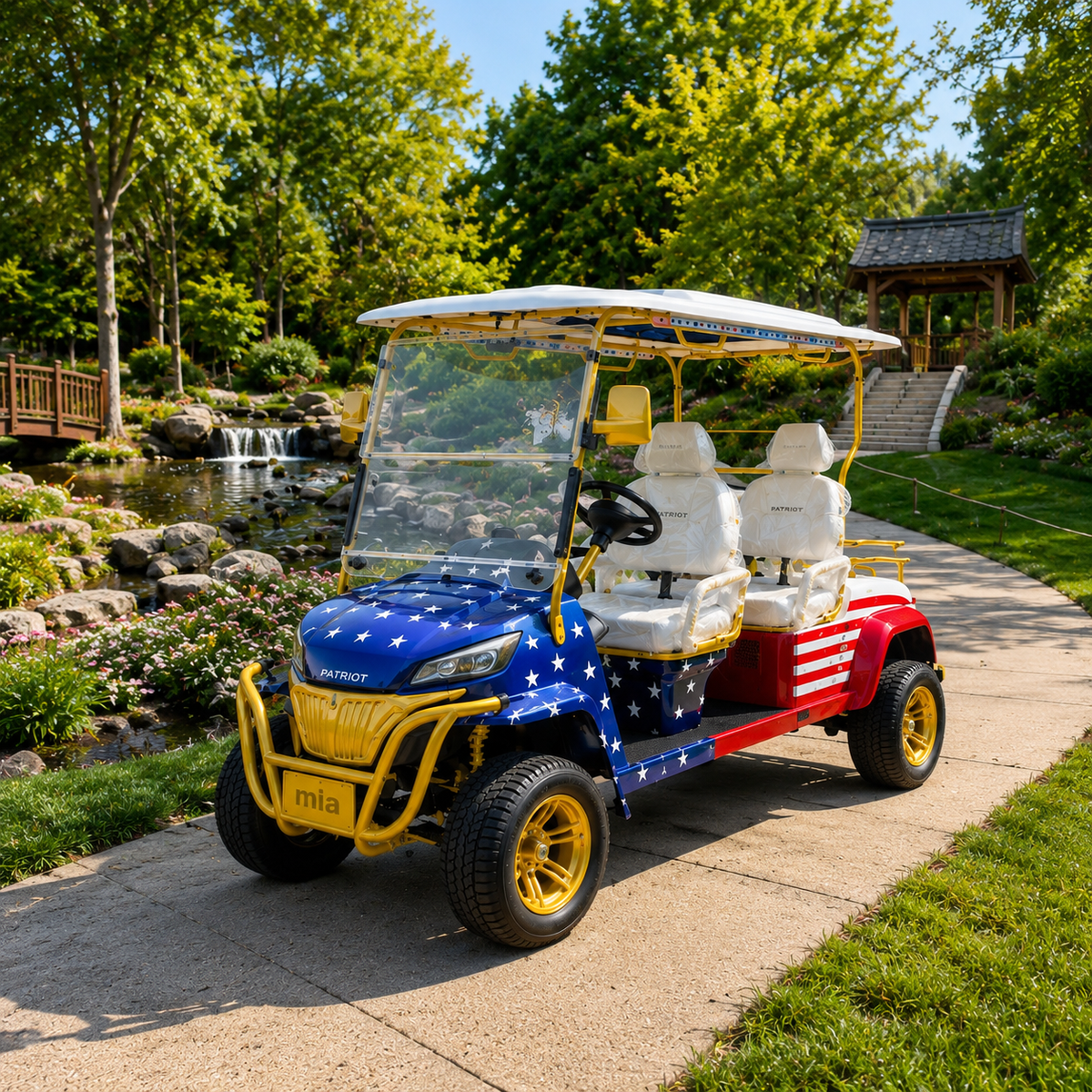 LAST ONE AVAILABLE – Patriot Limited Edition Golf Cart
