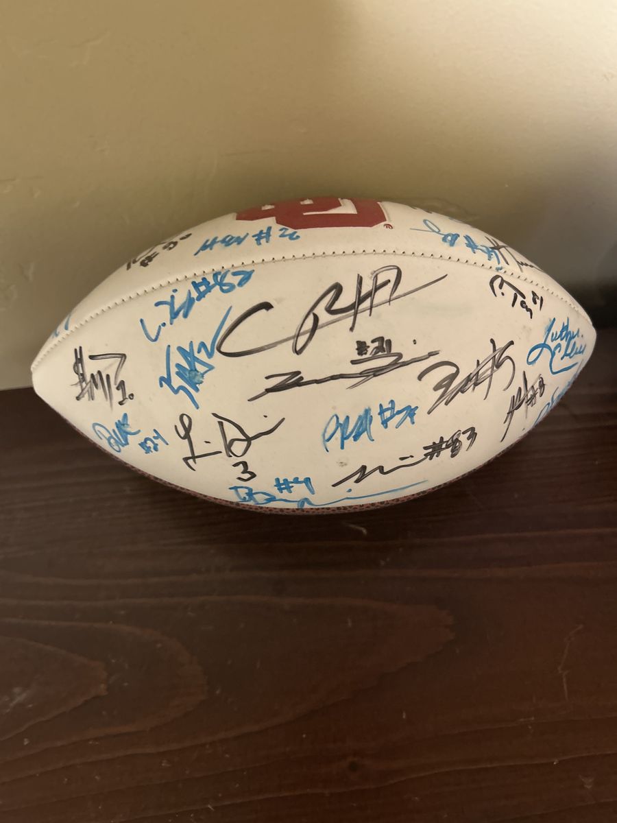 Signed Utah Utes football full team