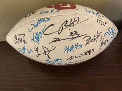 Signed Utah Utes football full team