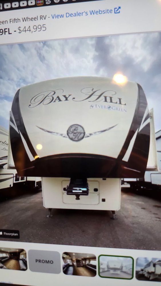 Evergreen Bay Hill Fifth Wheel RV - Spacious 369FL Floor Plan