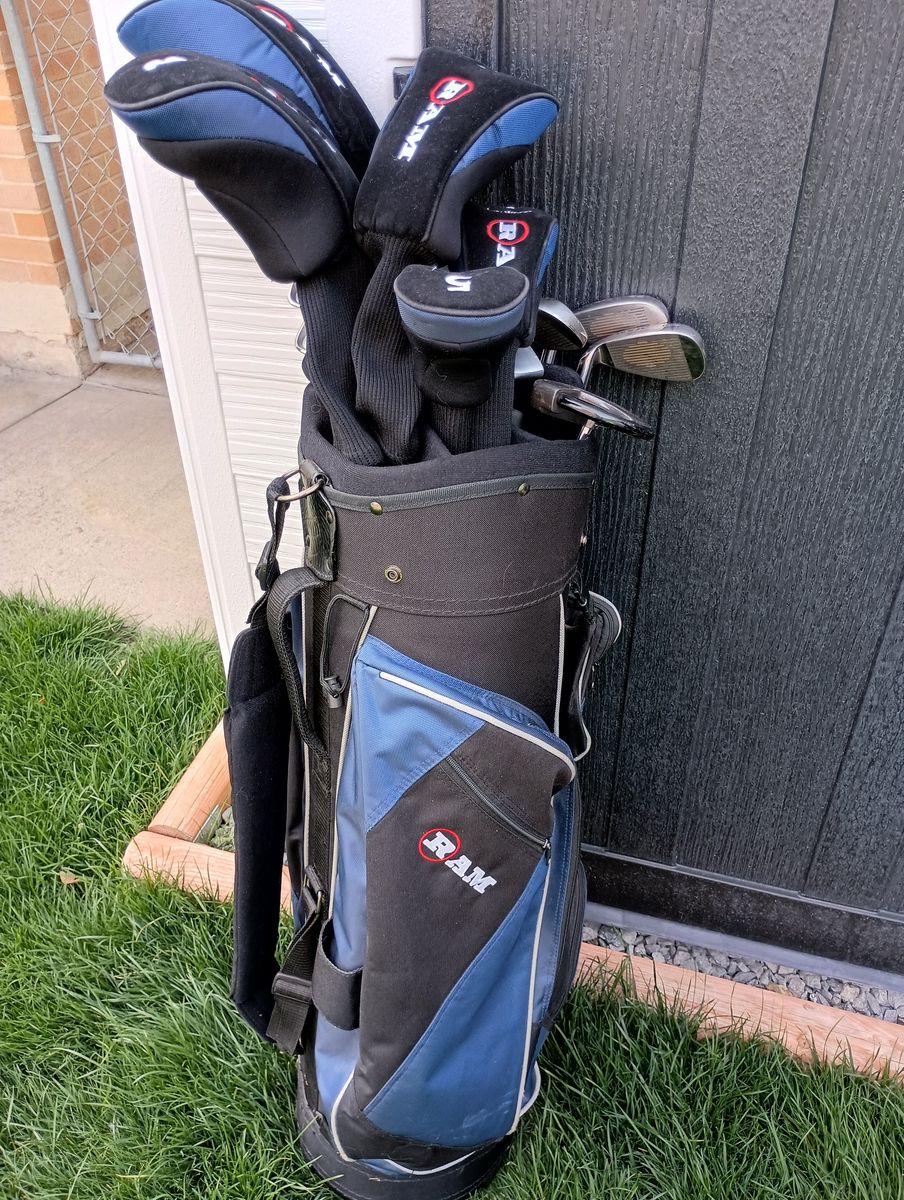 Authentic Ram 12 piece golf club set