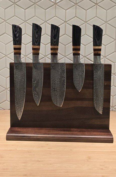 Damascus Steel Kitchen Set