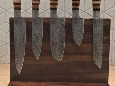 Damascus Steel Kitchen Set