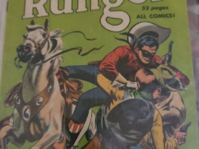 Vintage Dell Comics The Lone Ranger Comic Book 10 Cent August Edition