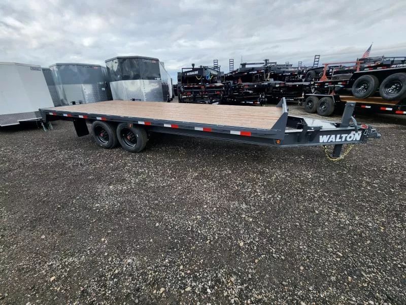 2025 Walton Trailers 22' Deckover 16K Equipment Fl
