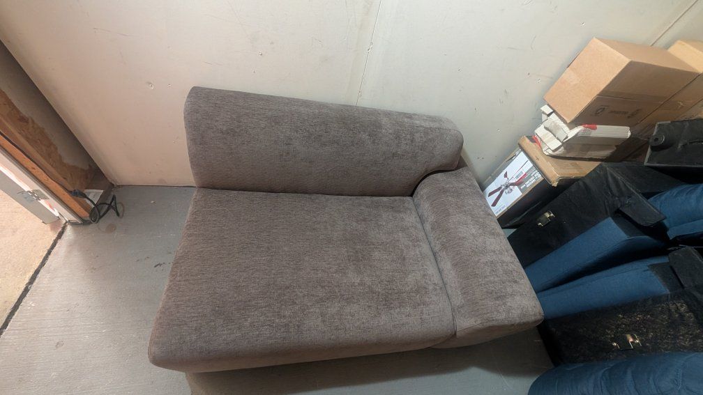 New Sectional Couch, Gray Fabric, Modern Style