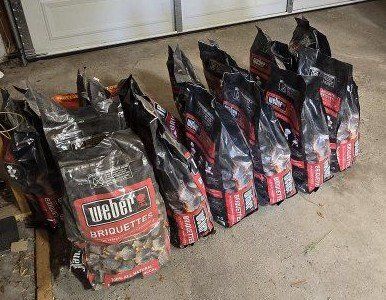Bulk Weber Briquettes