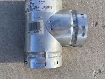 Ameri-Vent 4 Inch Tee 4ETHD Gas Vent