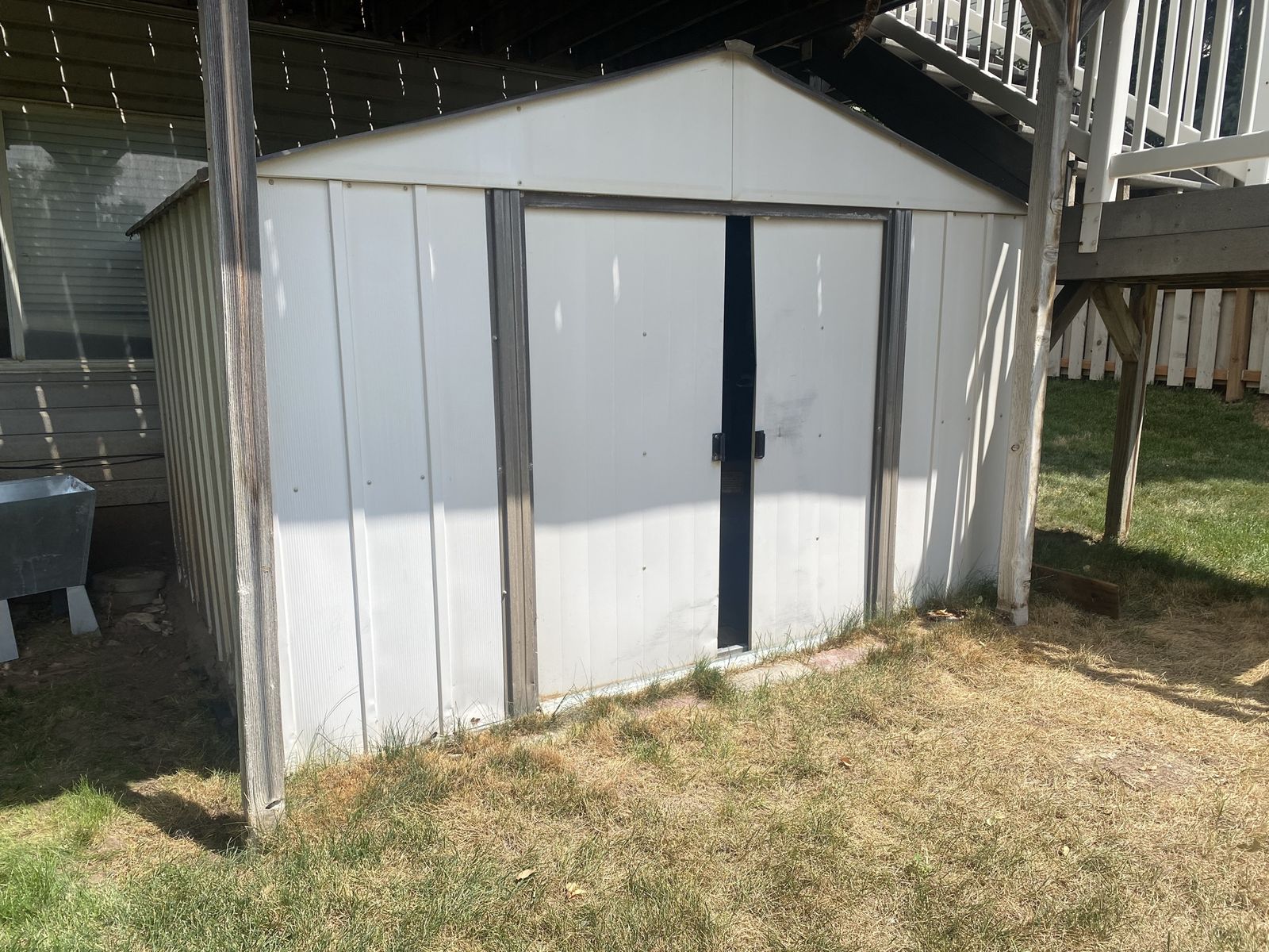 Metal Outdoor shed for FREE