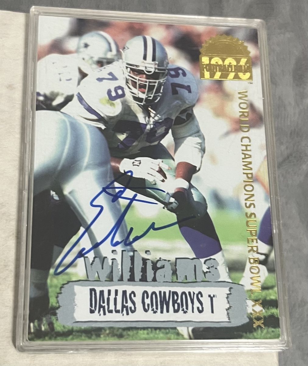edge autographed Dallas Cowboys players