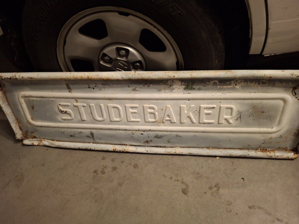 Vintage Studebaker Tailgate