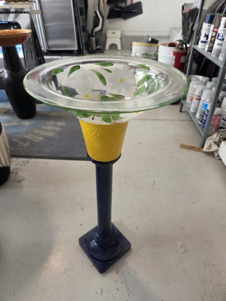 Decorative Pedestal Bird Baths / bird feeders- Assorted Styles