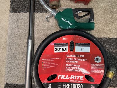 Fillrite 20 GPM transfer pump hose & handle lift tube
