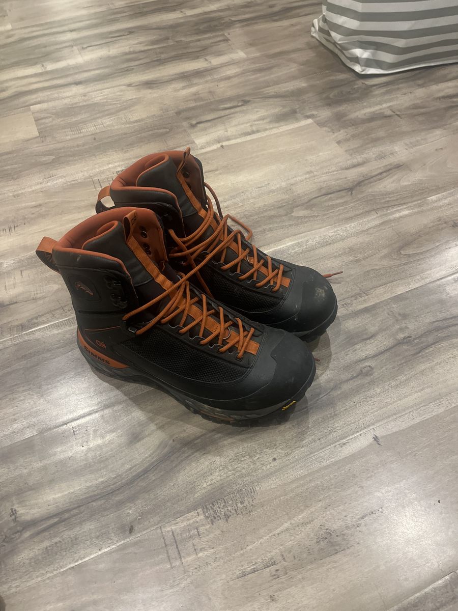 Simms Mens G4 Pro Wading Boots Fishing Like New!