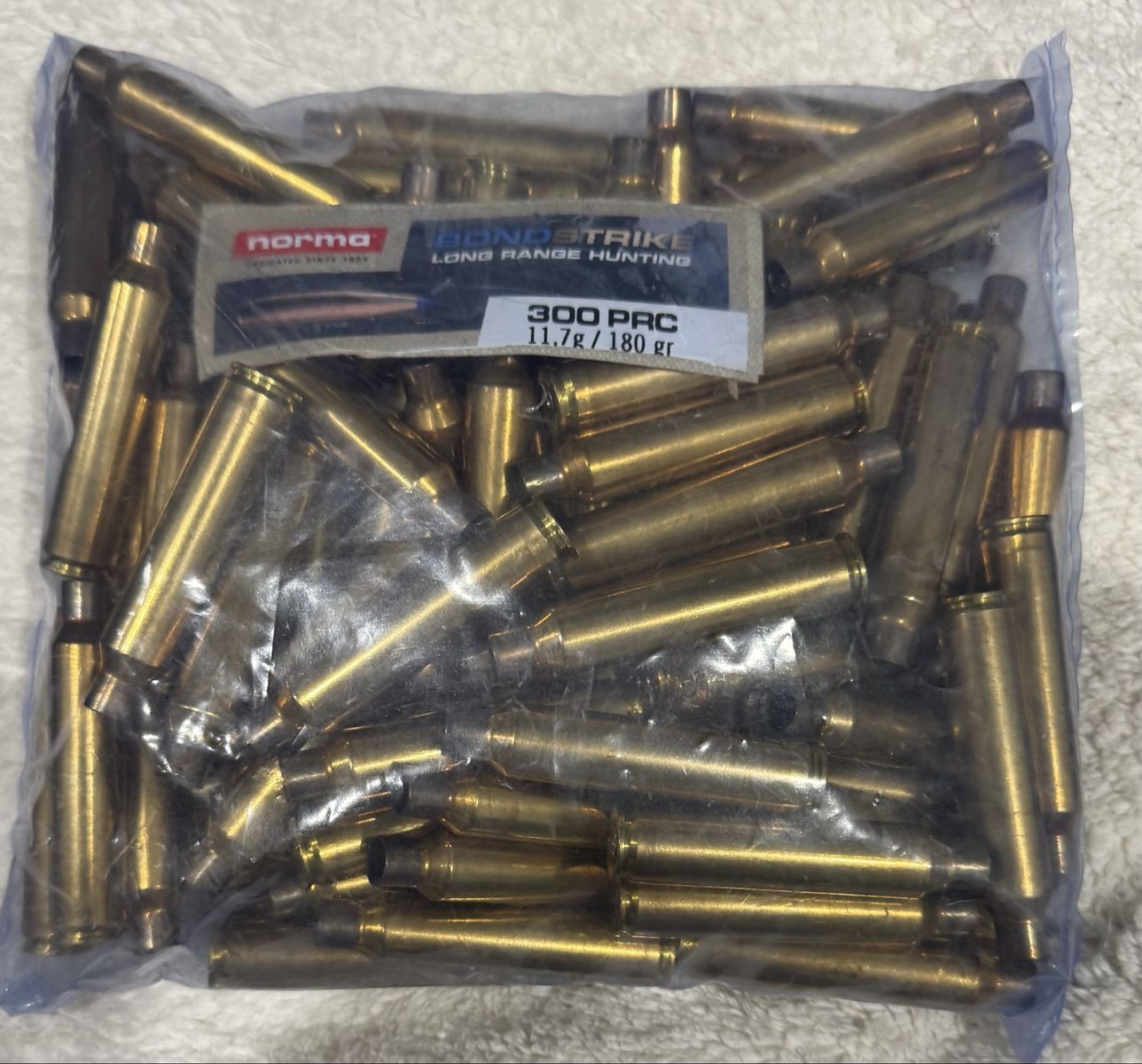 Norma 300 PRC once fired brass