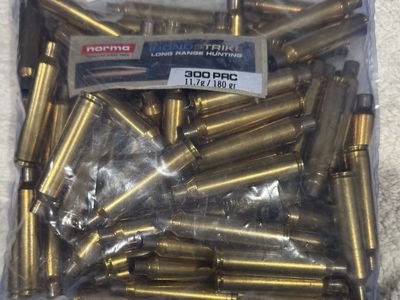 Norma 300 PRC once fired brass