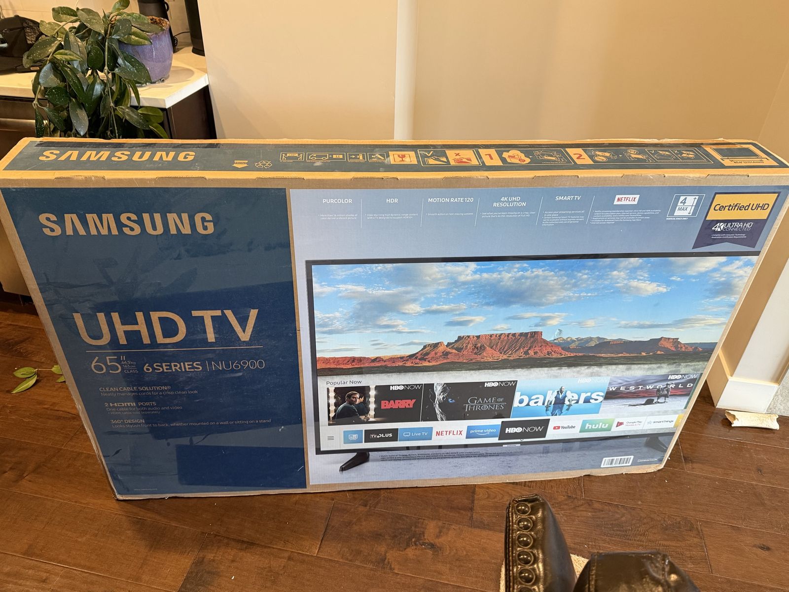 Samsung 65” Ultra HD television 