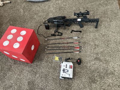 Killer Instinct Vital X 430 Crossbow Package with Scope, Arrows, Crank & Target