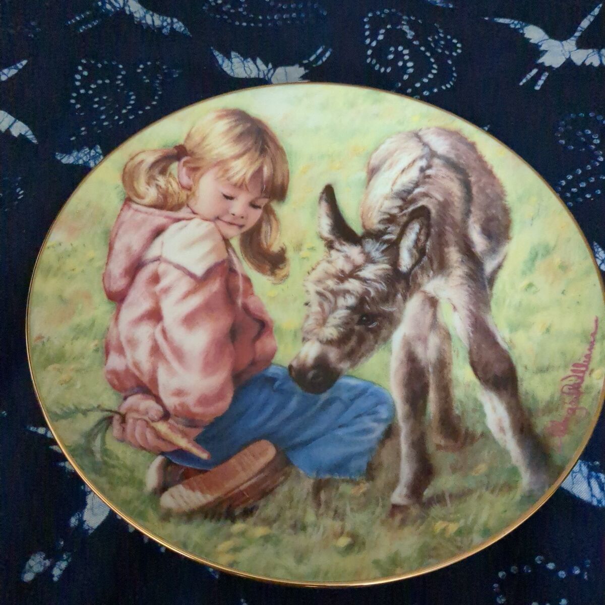 No fair peeking plate by Abbie Williams