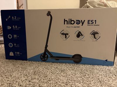 Hiboy ES1 Electric Scooter for Kids - 5 MPH Max, 6.2 Miles Range, 110 Lbs Max Load, New in Box