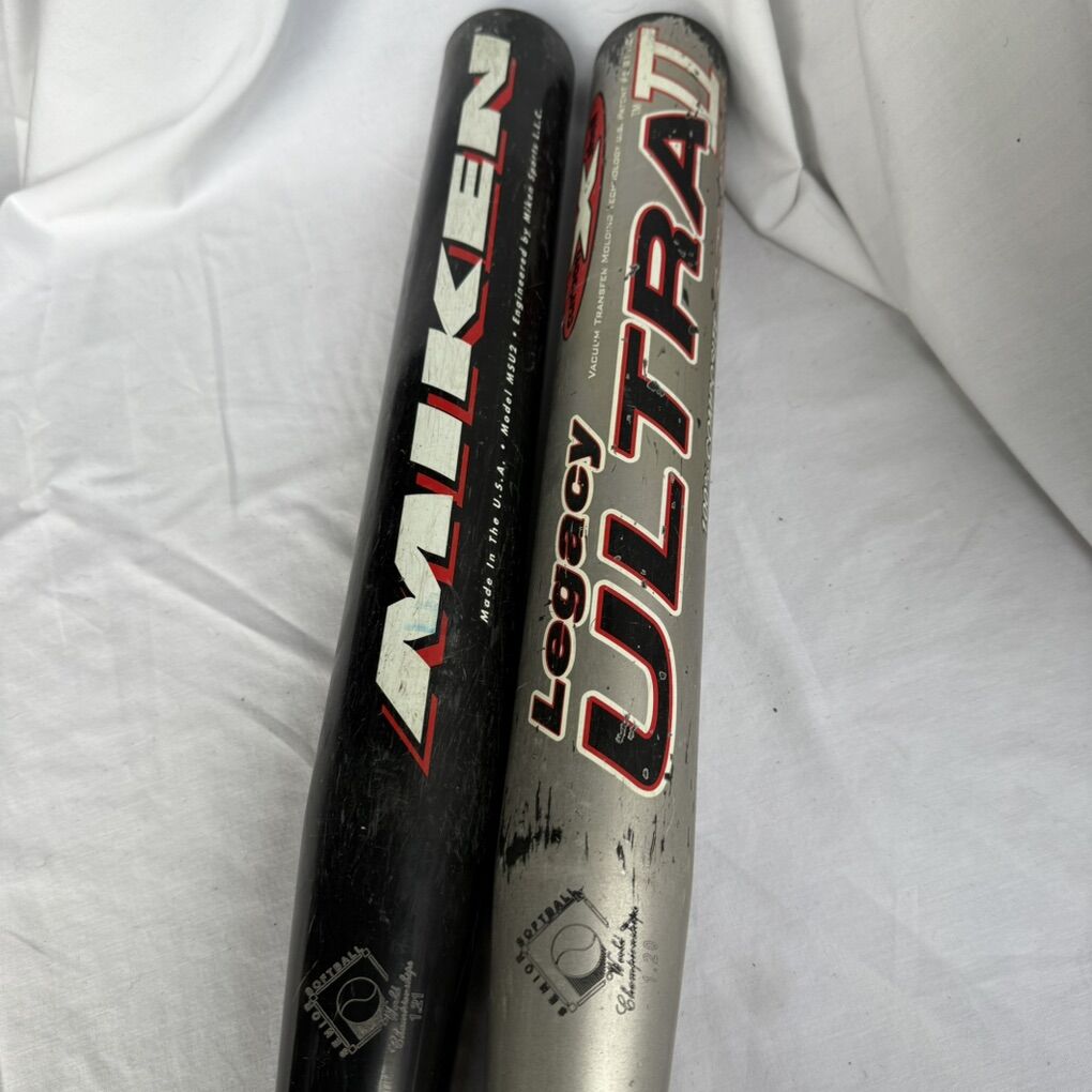 Pair Of Milken Composite Softball Bats
