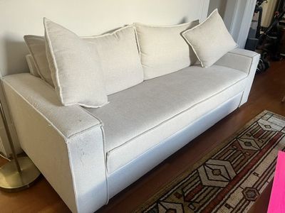 Comfortable Modern Cream Sofa