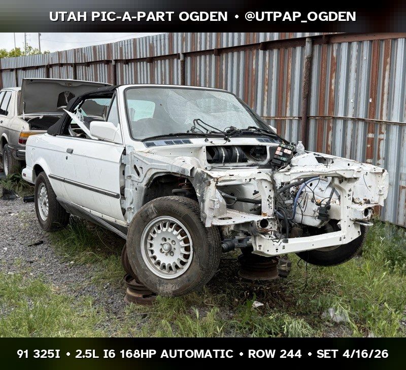 1991 BMW 325i E30 Parts - UTPAP Ogden