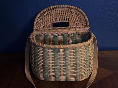 Vintage Fisherman Basket Decor