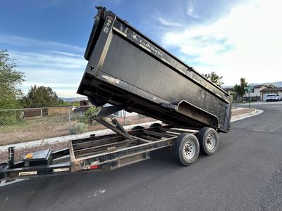 $90 dump trailer 2’ sidewall, $110 dump trailer 4’ sidewall