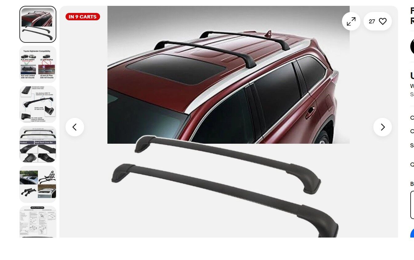 Motorfansclub SUV Roof Luggage Rack 118X20x12.5
