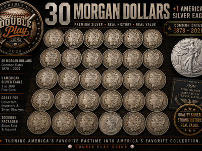 30, (1) American Silver Eagle as a bonus, Morgan Silver Dollars (1881-1902, 1921) | Better Dates Included )