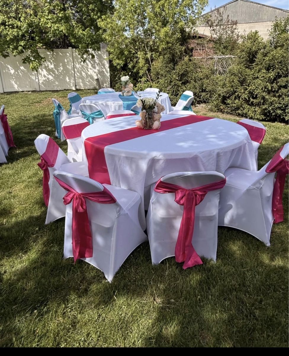 tables and chairs
