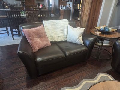 leather Sofa amd Love seat